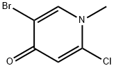 5-Bromo-2-chloro-1-methylpyridin-4(1H)-one 结构式
