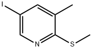 5-Iodo-3-methyl-2-(methylthio)pyridine 结构式