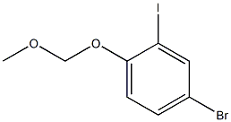 4-Bromo-2-iodo-1-methoxymethoxy-benzene,1809433-46-2,结构式