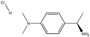 (R)-4-(1-Aminoethyl)-N,N-dimethylaniline hydrochloride 化学構造式