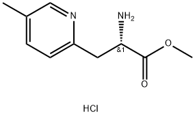 (S)-Methyl 2-amino-3-(5-methylpyridin-2-yl)propanoate hydrochloride|(S)-2-氨基-3-(5-甲基吡啶-2-基)丙酸甲酯盐酸盐