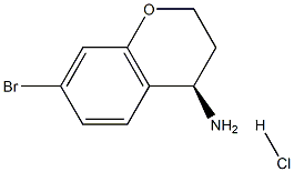 (R)-7-溴色满-4-胺盐酸盐,1810074-70-4,结构式
