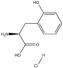 (S)-2-Amino-3-(2-hydroxyphenyl)propanoic acid hydrochloride Structure