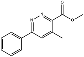 Methyl 4-Methyl-6-phenylpyridazine-3-carboxylate Structure