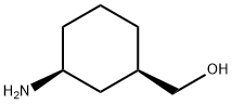 ((1R,3S)-3-aminocyclohexyl)methanol 化学構造式