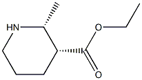 (2R,3R)-ethyl 2-methylpiperidine-3-carboxylate Structure