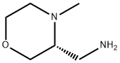(R)-C-(4-Methyl-morpholin-3-yl)-methylamine Struktur