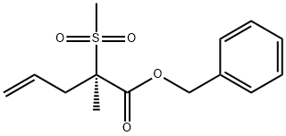 benzyl(R)-2-methyl-2-(methylsulfonyl)pent-4-enoate