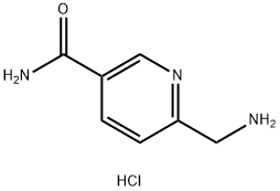 6-(Aminomethyl)nicotinamide hydrochloride Structure