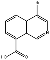 4-bromoisoquinoline-8-carboxylic acid Struktur