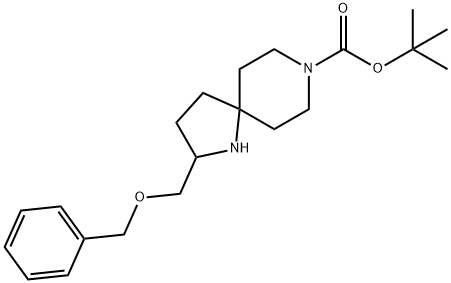 Tert-Butyl 2-((Benzyloxy)Methyl)-1,8-Diazaspiro[4.5]Decane-8-Carboxylate Structure