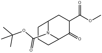 9-Tert-Butyl 3-Methyl 2-Oxo-9-Azabicyclo[3.3.1]Nonane-3,9-Dicarboxylate Struktur