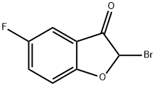 2-Bromo-5-fluorobenzo[b]furan-3(2H)-one Structure