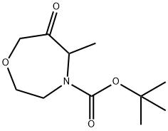 Tert-Butyl 5-Methyl-6-Oxo-1,4-Oxazepane-4-Carboxylate Structure