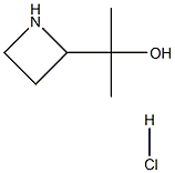 2-(2-Azetidinyl)-2-propanol Hydrochloride 化学構造式