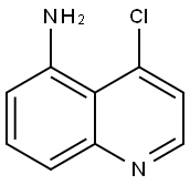 4-chloroquinolin-5-amine 结构式