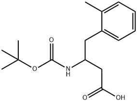 3-(Boc-amino)-4-(o-tolyl)butyric Acid Structure