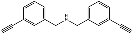 Bis(3-ethynylbenzyl)amine Struktur