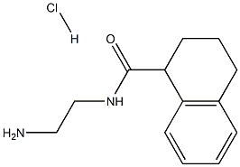 N-(2-氨基乙基)-1,2,3,4-四氢萘-1-甲酰胺盐酸,1828966-95-5,结构式