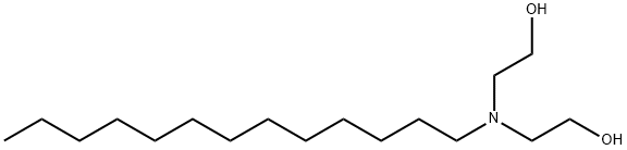 N-十三烷基二乙醇胺, 18312-57-7, 结构式