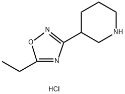 Piperidine, 3-(5-ethyl-1,2,4-oxadiazol-3-yl)-, hydrochloride