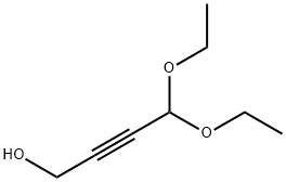 4,4-二乙氧基丁-2-YN-1-醇, 18350-44-2, 结构式