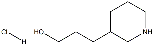 3-Piperidin-3-yl-propan-1-ol hydrochloride Structure