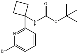 tert-Butyl (1-(6-bromopyridin-2-yl)cyclobutyl)carbamate