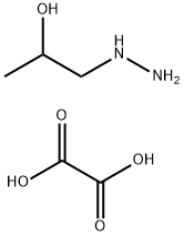 1-Hydrazinopropan-2-Ol Oxalate Struktur
