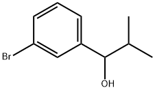 1-(3-bromophenyl)-2-methylpropan-1-ol Structure