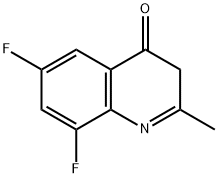 6,8-Difluoro-2-methylquinolin-4(1H)-one Struktur