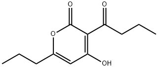 3-butyryl-4-hydroxy-6-propyl-2H-pyran-2-one Structure