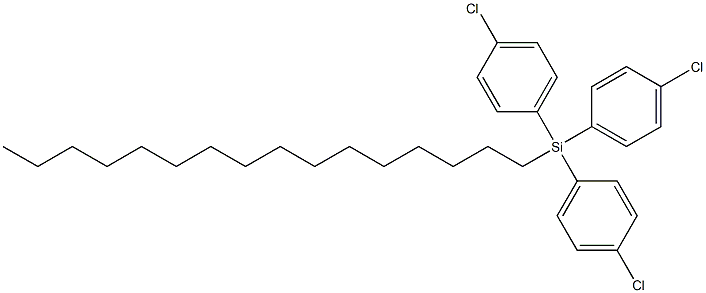 HEXADECYLTRIS(4-CHLOROPHENYL)SILANE,18759-07-4,结构式