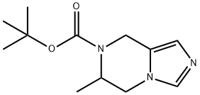 tert-butyl 6-methyl-5,6-dihydroimidazo[1,5-a]pyrazine-7(8H)-carboxylate, 1881288-57-8, 结构式