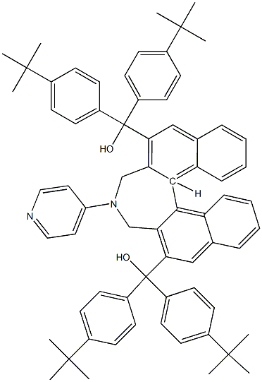 (S)-[4-(Pyridin-4-yl)-4,5-dihydro-3H-dinaphtho[2,1-c:1',2'-e]azepine-2,6-diyl]bis[bis[4-(tert-butyl)phenyl]methanol]|(<I>S</I>)-[4-(吡啶-4-基)-4,5-二氢-3<I>H</I>-二萘并[2,1-<I>C</I>:1',2'-<I>E</I>]氮杂卓-2,6-二基]双[双[4-(叔丁基)苯基]甲醇]