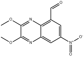 2,3-DIMETHOXY-7-NITROQUINOXALINE-5-CARBALDEHYDE(WXG01340) Structure