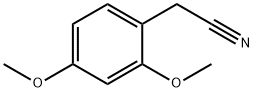 2,4-ジメトキシベンゼンアセトニトリル 化学構造式