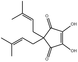 啤酒花酸 结构式