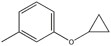 1-cyclopropoxy-3-methylbenzene Structure