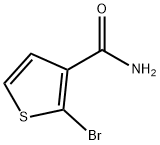 2-bromothiophene-3-carboxamide 化学構造式