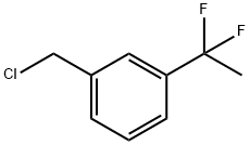 1-(chloromethyl)-3-(1,1-difluoroethyl)- Benzene Structure