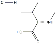 N-methyl-valine hydrochloride 化学構造式
