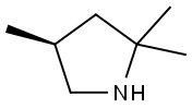 (S)-2,2,4-三甲基吡咯烷, 1897428-37-3, 结构式