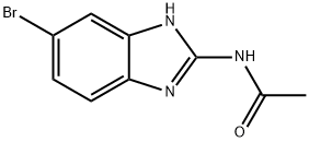 N-(5-bromo-1H-benzo[d]imidazol-2-yl)acetamide Struktur