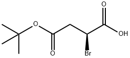 (S)-2-bromo-4-(tert-butoxy)-4-oxobutanoic acid Structure