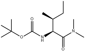 (S,S)-(1-DIMETHYLCARBAMOYL-2-METHYL-BUTYL)-CARBAMIC ACID TERT-BUTYL ESTER, 192821-24-2, 结构式