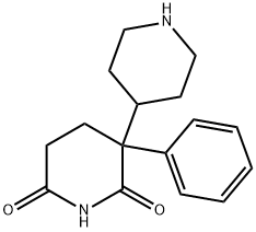 3-苯基-[3,4-联哌啶]-2,6-二酮 结构式