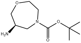 (R)-4-Boc-6-Amino-[1,4]oxazepane Struktur