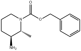 benzyl (2R,3S)-3-amino-2-methylpiperidine-1-carboxylate Structure