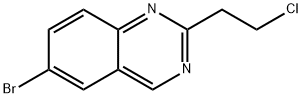 6-Bromo-2-(2-chloroethyl)quinazoline Struktur